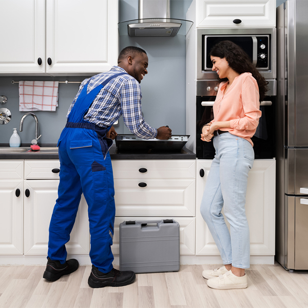 can you provide an estimate for cooktop repair before beginning any work in Centerville